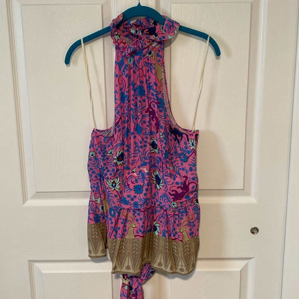 EUC ANTHROPOLOGIE TRACY REESE PLENTY HALTER LARGE - Picture 1 of 3